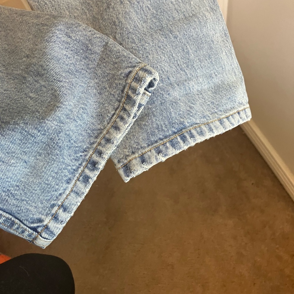 KHAITE High Rise Blue Jeans - Picture 7 of 16